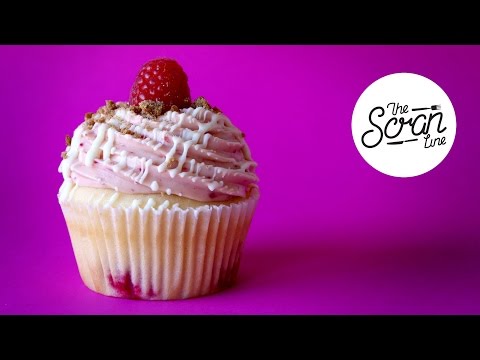 RASPBERRY WHITE CHOCOLATE CHEESECAKE CUPCAKES- The Scran Line RASPBERRY WHITE CHOCOLATE CHEESECAKE CUPCAKES- The Scran Line