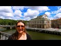 walking tour bilbao at basque country north of spain 4k