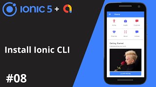 Ionic 5 Tutorial #8 - Install Ionic CLI