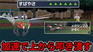 加速！加速！加速！メガヤンマを使うぞ!!【ポケモンSV】