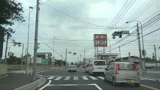 【宇都宮車載動画】旧篠原家前から白沢街道で白沢宿 2012.8.29 .FLV