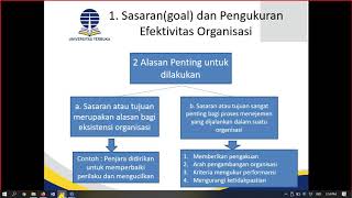 Tutorial Web 2 Organisasi // Efektifitas Organisasi // Birokrasi Organisasi