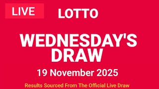 The National Lottery Lotto Draw Live Results From Wednesday 19 November