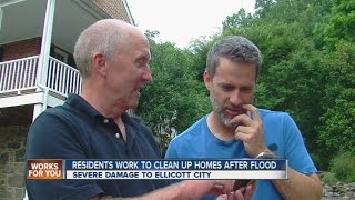 Residents cope with historic Ellicott City flooding