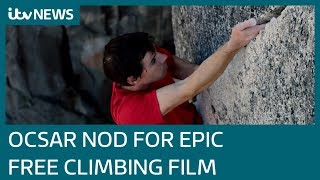 Star of Oscar-nominated film more nervous of red carpet than 3000ft climb | ITV News