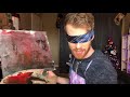 PAINTING A BOB ROSS BLINDFOLDED!