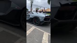 Lamborghini cortando giro V12🔥