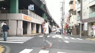 南小岩8～柴又街道～柴又新道口～蔵前橋通り～小岩駅北口通り～小岩駅高架下～小岩駅南口～小岩サンロード～五番街～小岩昭和通り～柴又街道 2022年09月24日(土)11時54分