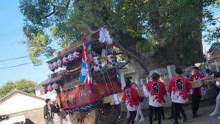 令和四年 大西組連中秋祭り 本宮 船守神社(８Ｋ撮影)