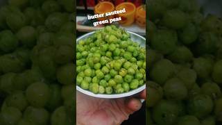 super quick and easy snacks ll butter sauteed Green peas 😋❤️ #jubinnautiyal#youtubeshorts#viral#peas