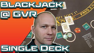 Rough Decks in Single Deck Blackjack