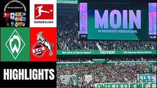SV Werder Bremen vs FC Köln  - 5.Spieltag Bundesliga Highlights EA FC 24