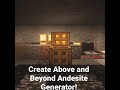 create easy andesite generator create above and beyond