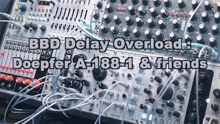 BBD Delay Overload : Doepfer A-188-1  & friends