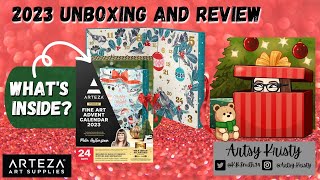 Art Advent Series #3: Arteza Advent Unboxing 2023