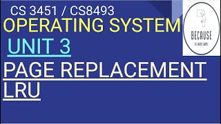 3.16 Page Replacement Algorithms Part 2 in Tamil