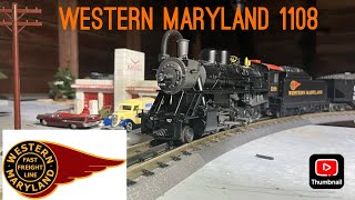 Western Maryland 1108 decapod MTH Train review