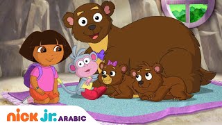 مغامرات دورا | دورا تنقذ الدبة الصغيرة النعسانة | Nick Jr. Arabia