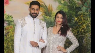 Aishwarya & Abhishek at Sonam Kapoor Wedding Reception
