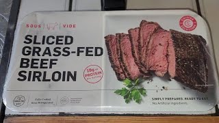 Costco Sale Item Review Sous Vide Sliced Grass-Fed Beef Sirloin Cuisine Solutions Taste Test Review