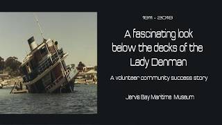 A rare look below the decks of the Lady Denman Ferry