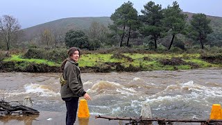 Vamos a ver la crecida del río con la que está cayendo