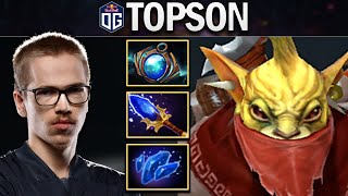 OG.TOPSON SMURF BOUNTY HUNTER - TOUGH OFFLANE - DOTA 2 7.28 GAMEPLAY