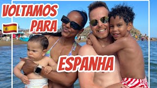 Voltamos para Espanha 😳🇪🇸 Nossa Casa 🏠 Primeira vez Luan Praia 🏝️