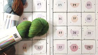 Mini Skein Advent Calendar 2024 Hedgehog Fibres Unbox Reveal Review | Yarn Talk 1