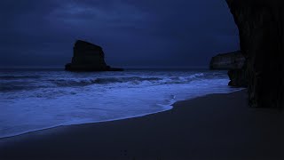 Fall Asleep With Relaxing Wave Sounds at Night, Low Pitch Ocean Sounds for Deep Sleeping