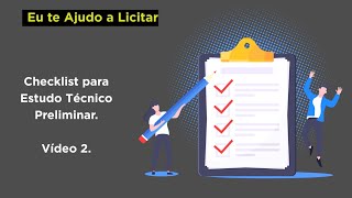 Checklist para Estudo Técnico Preliminar - ETP, de acordo com a lei 14.133/2021.