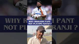 Why Rishabh pant not playing Ranji with Virat Kohli ? #rishabhpant #cricket #viratkohli