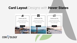 Thrive Architect Column Card Designs and Hover States