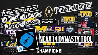 How to use the College Football Revamped Dynasty tool, Playoffs, Player Progression, Transfers, more