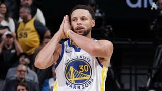 Stephen Curry anota la canasta de la victoria de Warriors vs Thunder 141-139