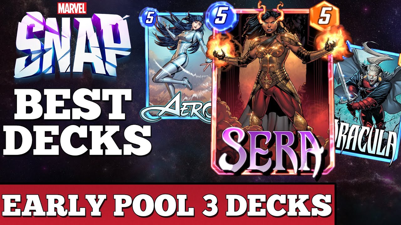 10 Marvel Snap Early Pool 3 Decks That Are Absolutely Broken Youtube