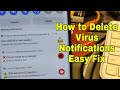 Easy Method!! How to Remove Virus Notification for all Android phones.