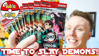 Let's Slay some Demons! Opening Demon Slayer Union Arena Cards