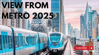 Dubai metro from BurDubai to JBR 2025 #vlogs #dubai #viralvideo #uae