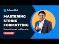 🚀 Python String Formatting Explained | f-Strings, .format(), % Formatting (2025 Guide) 🐍