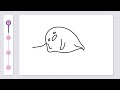 how to draw gudetama egg yolk step by step drawing tutorial for kids easy and simple drawing