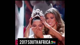 Miss Universe 2017🇿🇦SouthAfrica| Miss Universe 2018🇨🇿Phillipines|| Miss Universe 2019🇿🇦South Africa