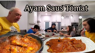 Masak Ayam Saus  Tomat 🍅 tanpa Cabe juga enak loh! 3 Bulan di Canada apa Sudah Kangen Hong Kong?