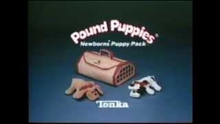 1985 Tonka Pound Puppies Newborn Puppy Pack commercial.