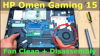 HP OMEN 15 Disassembly | HP OMEN 15-ce030TX Fan Cleaning | HP Omen 15 Thermal Replacement (Part 1)