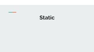 Java for Beginners - Module 6 Classes and objects - Static - Intro