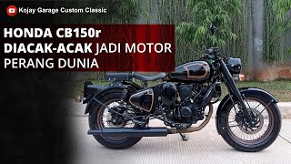 Honda CB150r Sulap total jadi Royal Enfield Vintage Klasik perang Dunia - Kojay Garage