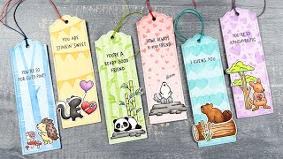 Quick \u0026 easy critter bookmarks with Chari