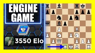 Stockfish 16 Chess Game | Queen's Gambit Declined, Harrwitz Attack, Main Line, Old Main