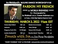 NULINE DANCE WORKSHOP #66:  03.03.22 PARDON MY FRENCH with Ira Weisburd